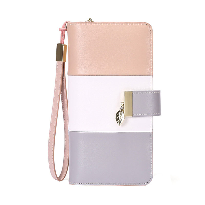 [オフィシャル]魔法の色合いレディース財布、上質な牛革、繊細な質感、クラシック、取り外しできる腕ベルト、スマホも収納できる、【着払い】【二点目は4000円だけ】