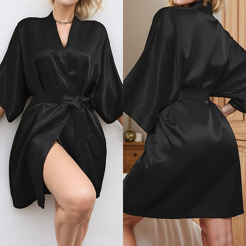 ファッションサテンネグリジェ