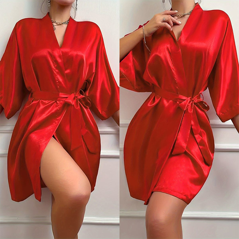 ファッションサテンネグリジェ